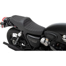 Z1R Predator III Seat for Triumph 18-19 Bonneville T100 / Black Classic Stitch  - Customhoj