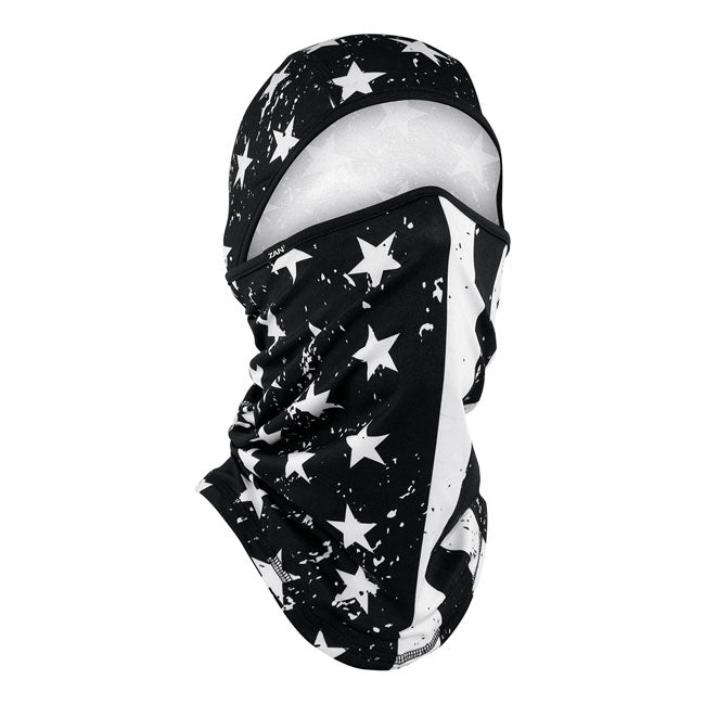 Zanheadgear Balaclava Sportflex Black / White Flag