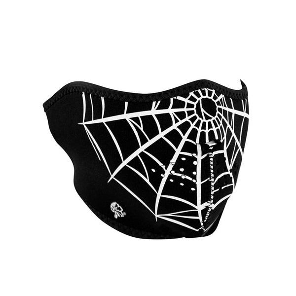 Zanheadgear Half Mask Neoprene Spider Web