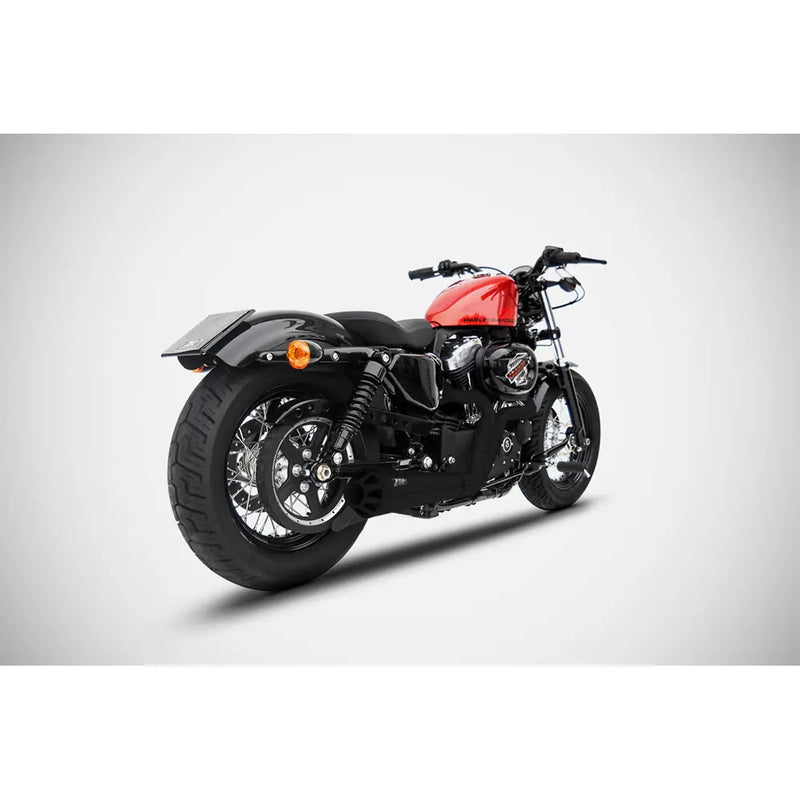 Zard 2-into-1 Conical Euro 3 E3 Exhaust System for Harley  - Customhoj