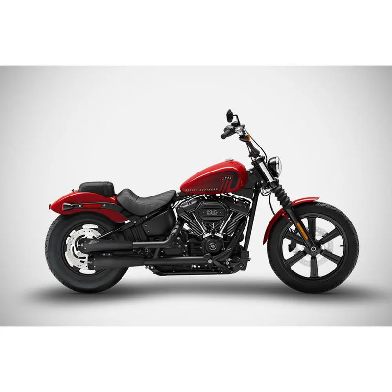 Zard EC Euro 4/5 Approved Cone Slip-On Mufflers for Harley Softail 18-24 Street Bob FXBB / S / Matte Black  - Customhoj