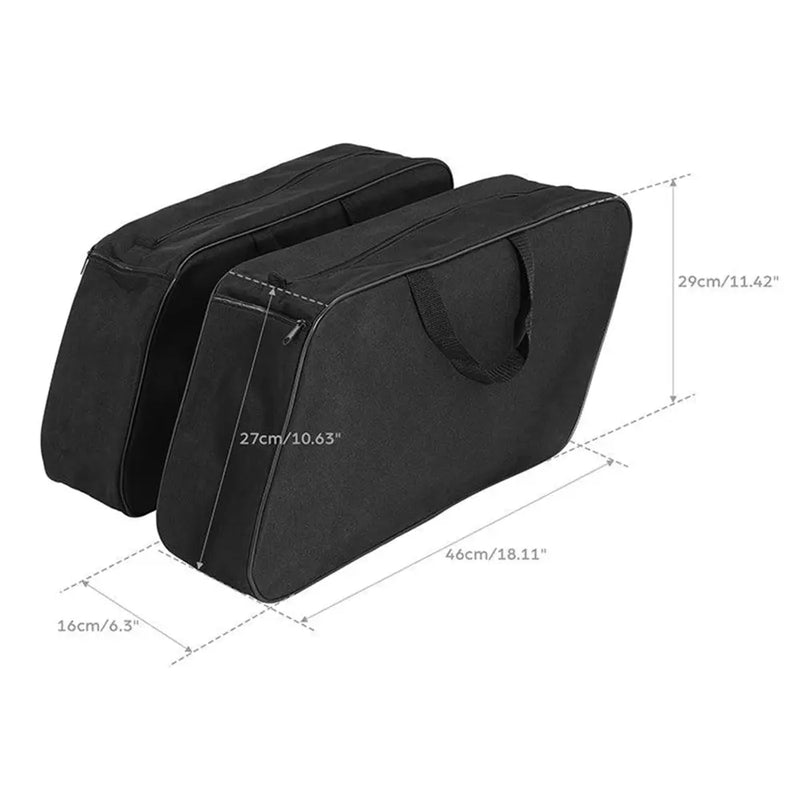 Zodiac Hard Saddlebag Inner Bags for Harley 80-25 Touring  - Customhoj