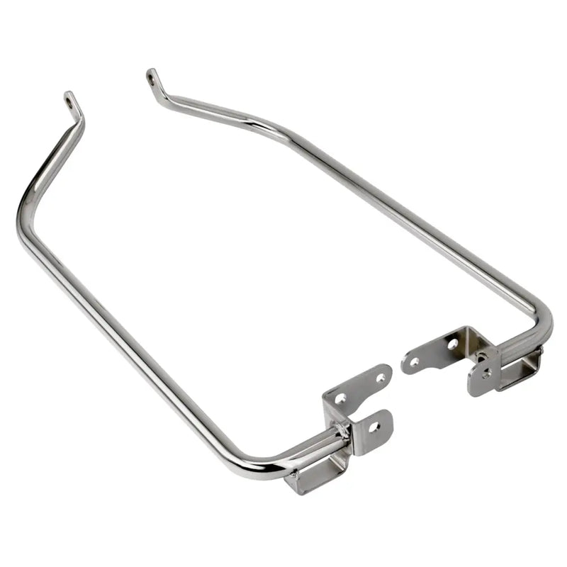 Zodiac Hard Saddlebag Supports for Harley 14-23 Touring (Replaces OEM: 90200549 & 90200550) / Chrome  - Customhoj