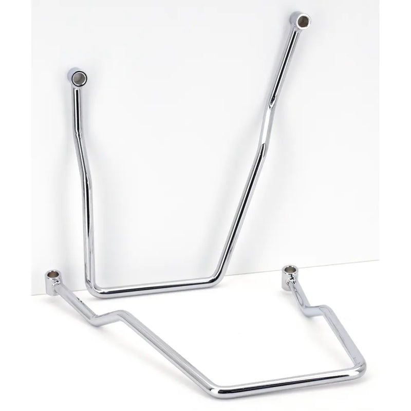 Zodiac Saddlebag Support Kit for Harley 82-93 XL Sportster (read note) (Replaces OEM: 90799-86) / Chrome  - Customhoj