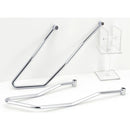 Zodiac Saddlebag Support Kit for Harley 84-99 Softail (read note) (excl. Deuce / Springer) (Replaces OEM: 91790-84) / Chrome  - Customhoj