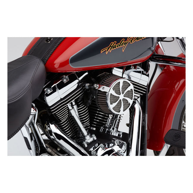 Cobra Air Cleaner Harley 17-22 Touring / Chrome Cobra Naked Air Cleaner Swept for Harley Customhoj