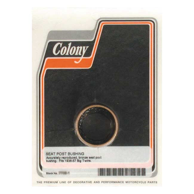 COLONY Fästen/Montering Sadel 37-57 B.T. Stel ram. Colony seat post bushing set HD 29-E81 Customhoj