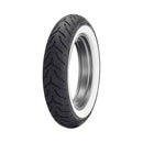 DUNLOP Däck 16" 130/90B16 67H Wide White Wall Dunlop D408 Framdäck MC 16" Customhoj