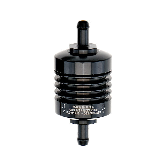 GOLAN PRODUCTS Bränslefilter 1/4" (6 mm) / Svart Golan Mini Bränslefilter Flera storlekar. Svart / Clear Customhoj