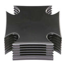 Hells Kitchen Choppers Air Cleaner Harley S&S Super E/G carbs bolt-on; CV carb and Mikuni HSR 42/45 with adapter / Black Hells Kitchen Choppers Air Cleaner Maltese Cross for Harley Customhoj