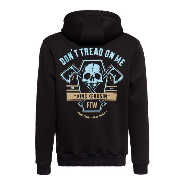 King Kerosin Hoodie King Kerosin Dont Tread Hoodie Black Customhoj