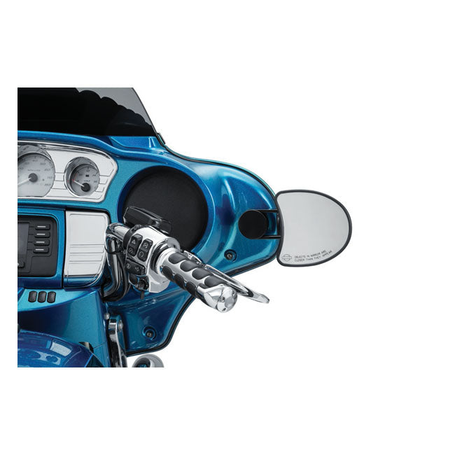 KURYAKYN Adapter Spegel Kuryakyn Batwing adjustable drop mirror mount 14-21 FLHX Street Glide Customhoj