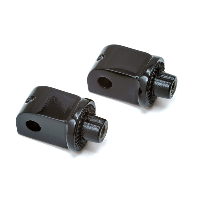 Kuryakyn Kuryakyn Adapters 1100 Sabre 00-07 / Rear / Gloss Black Kuryakyn Splined Footpeg Adapters for Honda Customhoj