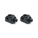 Kuryakyn Kuryakyn Adapters FTR 19-21 / Front / Satin Black Kuryakyn Splined Footpeg Adapters for Indian Customhoj