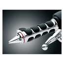 KURYAKYN Tillbehör Handtag Krom Kuryakyn Stiletto Styrändspluggar Svart / Krom Customhoj