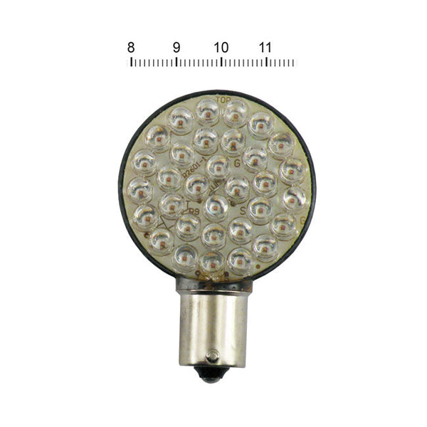MCS 1156 LED Lollipop flat LED turn signal bulb. Orange Customhoj