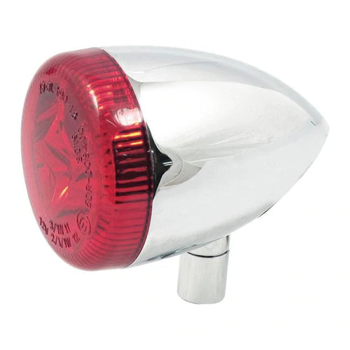 MCS 3 in 1 bakljus 3-1 LED Bullet Bakljus/Blinkers Krom Amber Customhoj