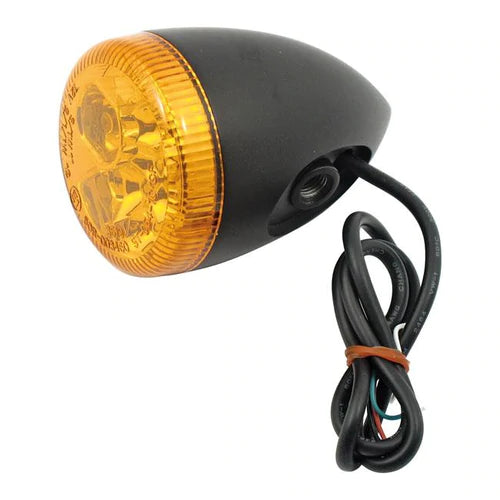 MCS 3 in 1 bakljus 3-1 LED Bullet Bakljus/Blinkers Krom Amber Customhoj