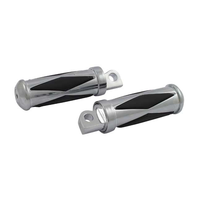 MCS Footpegs Harley Traditional H-D male mount / Small diameter Diamond Footpegs for Harley Customhoj