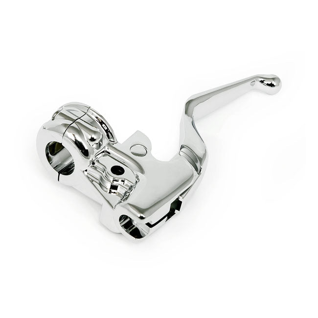 MCS Kopplingshandtag Krom / 14-21 XL Sportster Kopplingshandtag HD 96-21 Svart / Krom Customhoj