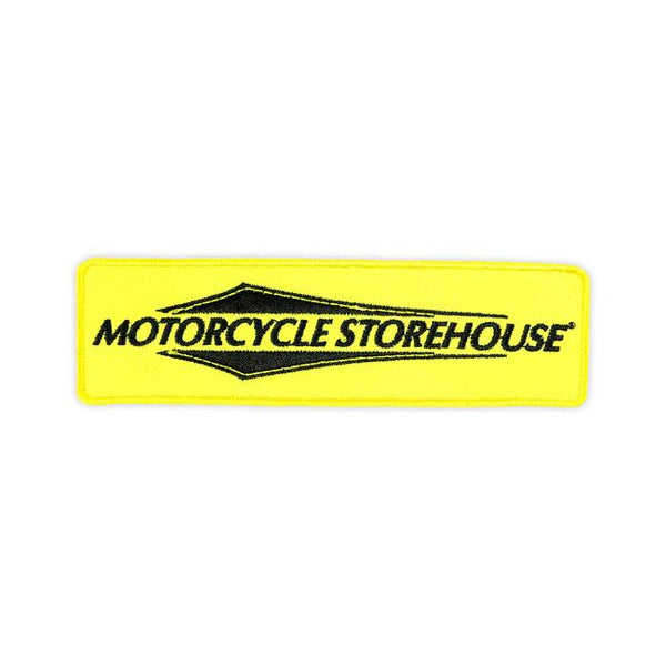 MCS Patch Motorcycle Storehouse, Logo Patch. Gul Customhoj