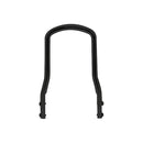 MCS Sissy Bar Black / 6.75" (17.1cm) wide x 10.2" (25.9cm) high Round Bar Regular Top Sissy Bar Uprights Customhoj