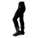 Motogirl Protective Pants Ladies MotoGirl Ribbed Knee Leggings Black Customhoj