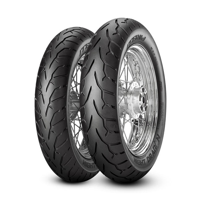 PIRELLI Däck 17" 130/80B17 65H Pirelli Night Dragon Framdäck MC 17" Customhoj