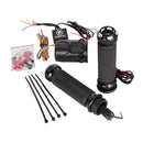 PM Värmehandtag Svart / 15-21 FLTRX (e-throttle), excl. other H-D models PM Apex Värmehandtag E-thr. Svart / Krom Customhoj