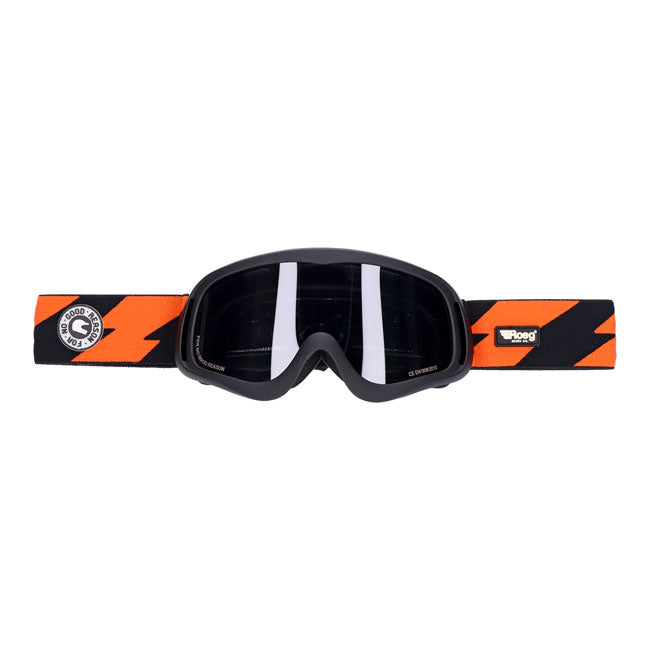 ROEG Goggles Roeg Peruna Orange Bolts goggle Orange/Svart strap Customhoj