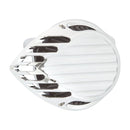 Rough Crafts Air Cleaner Harley 18-22 Softail; 17-22 Touring, Trike / Chrome Rough Crafts Teardrop Finned Air Cleaner for Harley Customhoj