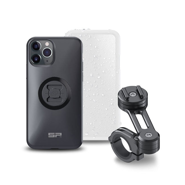 SP Connect Mobilhållare Paket iPhone 11 Pro/X/XS SP Connect™ Moto Bundle Customhoj