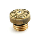 Wannabe choppers Tanklock Wannabe Choppers "Bitte Drehen" Tanklock. HD 83-95. Mässing Customhoj