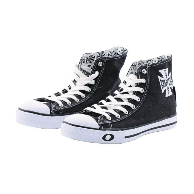 WEST COAST CHOPPERS Skor WCC Warrior Hi-Tops Skor Svart Customhoj